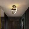 Plafon LED geometryczny AT72-2SL-Black