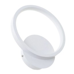 Kinkiet lampa wisząca LED okrąg metalowa AT75-1KL-White