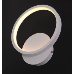 Kinkiet lampa wisząca LED okrąg metalowa AT75-1KL-White