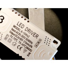 Kinkiet lampa wisząca LED okrąg metalowa AT75-1KL-White