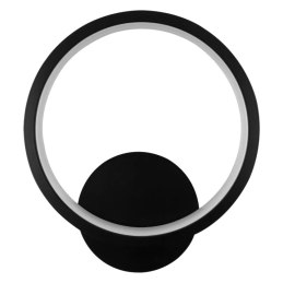 Kinkiet lampa wisząca LED okrąg metalowa AT76-1KL-Black