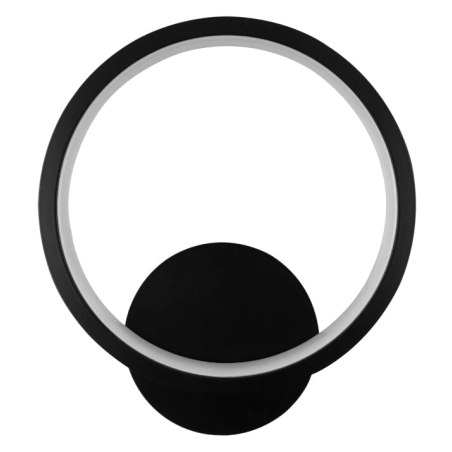 Kinkiet lampa wisząca LED okrąg metalowa AT76-1KL-Black