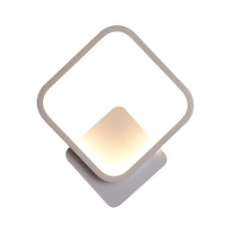 Kinkiet lampa wisząca LED kwadrat metalowa AT77-1KL-White