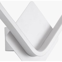 Kinkiet lampa wisząca LED kwadrat metalowa AT77-1KL-White