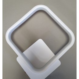 Kinkiet lampa wisząca LED kwadrat metalowa AT77-1KL-White