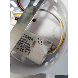 Kinkiet lampa wisząca LED kwadrat metalowa AT77-1KL-White