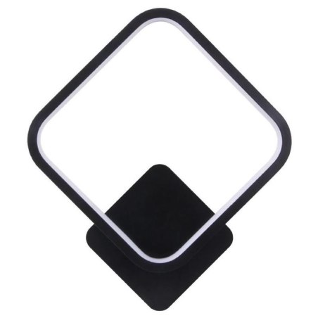 Kinkiet lampa wisząca LED kwadrat metalowa AT78-1KL-Black