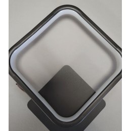 Kinkiet lampa wisząca LED kwadrat metalowa AT78-1KL-Black