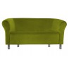 Sofa Milo BL75 zielona oliwka nogi chrom