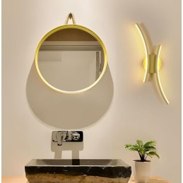 Kinkiet lampa wisząca LED liniowa metalowa AT79-2KL-Gold