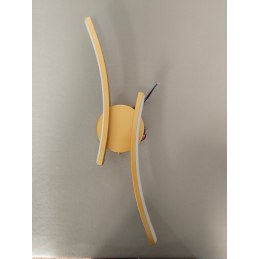 Kinkiet lampa wisząca LED liniowa metalowa AT79-2KL-Gold