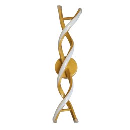 Kinkiet lampa wisząca LED spirala metalowa AT80-2KL-Gold