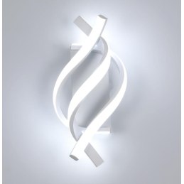 Kinkiet lampa wisząca LED spirala metalowa AT81-3KL-White