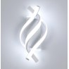 Kinkiet lampa wisząca LED spirala metalowa AT81-3KL-White