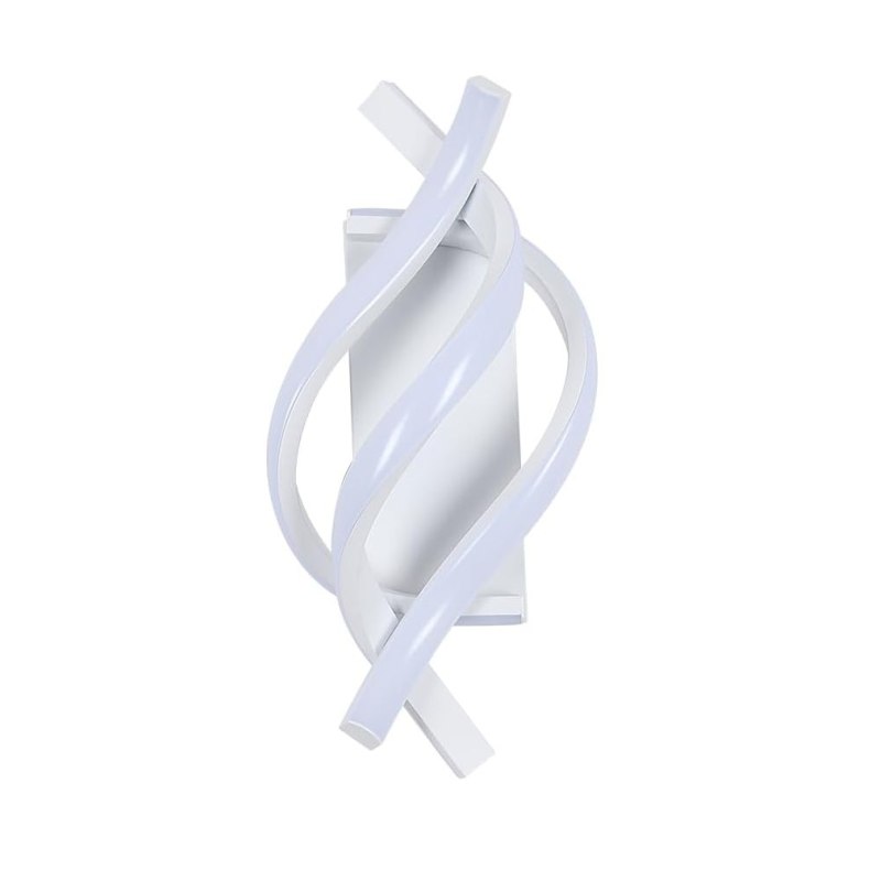 Kinkiet lampa wisząca LED spirala metalowa AT81-3KL-White