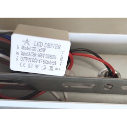 Kinkiet lampa wisząca LED punktowa metalowa AT82-1KL-White