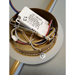 Kinkiet lampa wisząca LED metalowa AT83-1KL-Gold