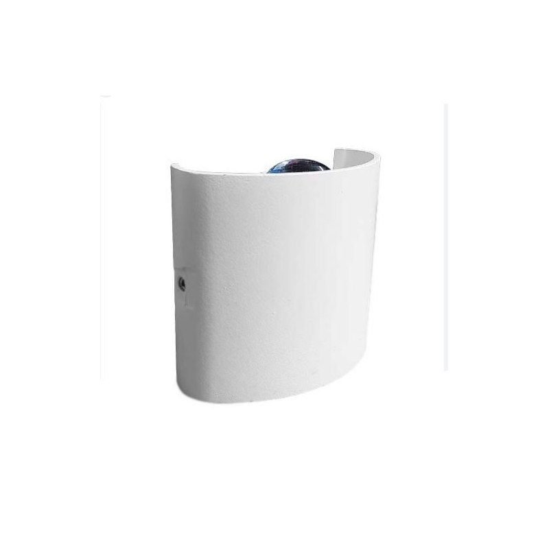 Kinkiet lampa wisząca LED elewacyjny metalowa AT84-1KL-White