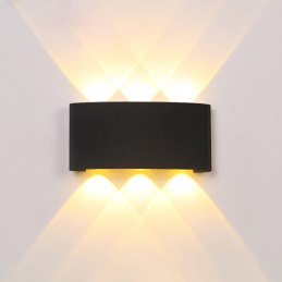 Kinkiet elewacyjny LED AT86-3KL czarny
