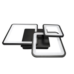 Plafon lampa LED sufitowa kwadrat metalowa AT88-3SL-Black