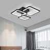 Plafon lampa LED sufitowa kwadrat metalowa AT88-3SL-Black