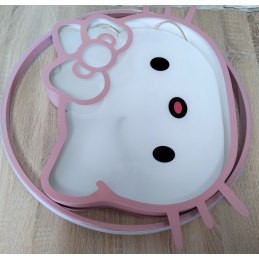 Plafon lampa LED sufitowa AT89-KITTY PINK
