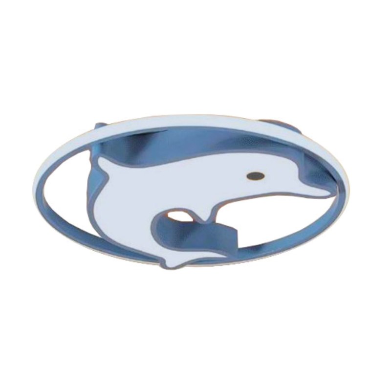 Plafon lampa LED sufitowa AT90-DELFIN BLUE