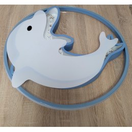 Plafon lampa LED sufitowa AT90-DELFIN BLUE