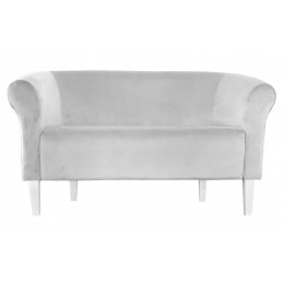Sofa Milo MG39 jasny szary z białymi nogami