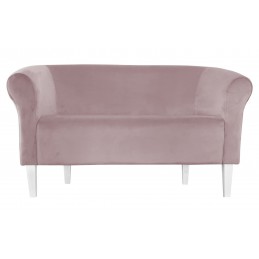 Sofa Milo MG55 szary róż nogi 20 białe