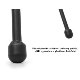 Zestaw mebli Acapulco 2 krzesła i stolik czarny