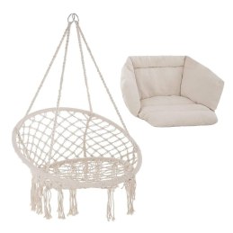 Krzesło wiszące boho Magia Wypoczynku B-3101C beż