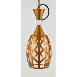 Lampa sufitowa metalowa loft klosz wisząca AT12-3SZ-Gold