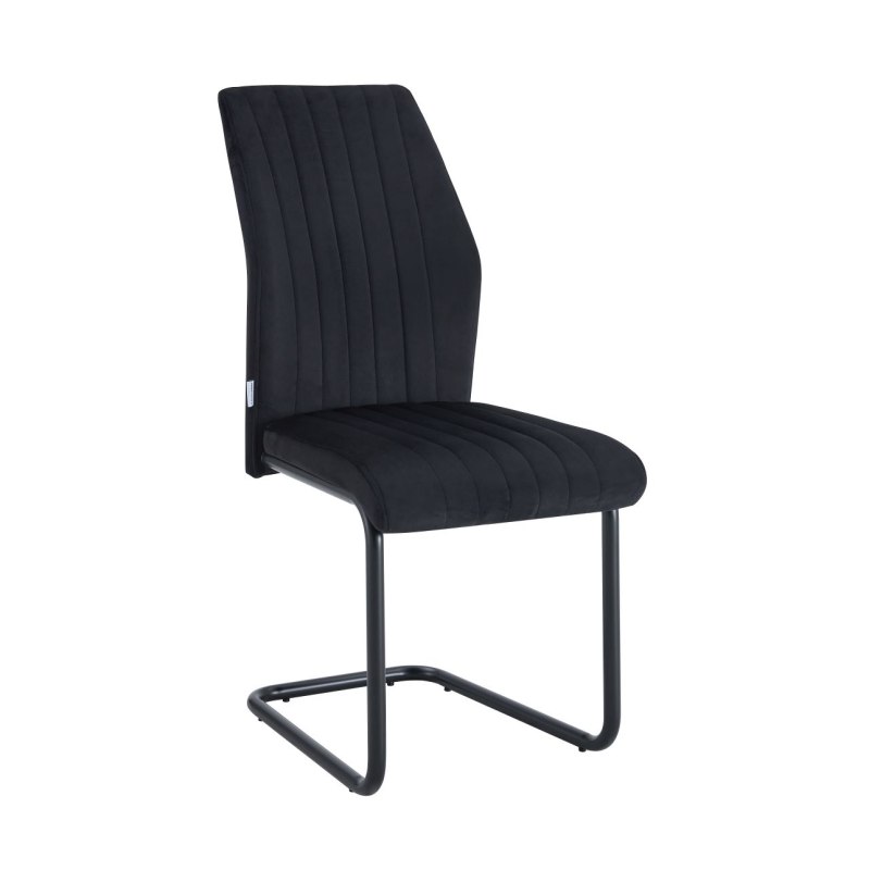 Krzesło IVO nowoczesne płoza czarna MG19