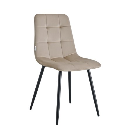 Krzesło FOX z przeszyciem noga czarna MG06