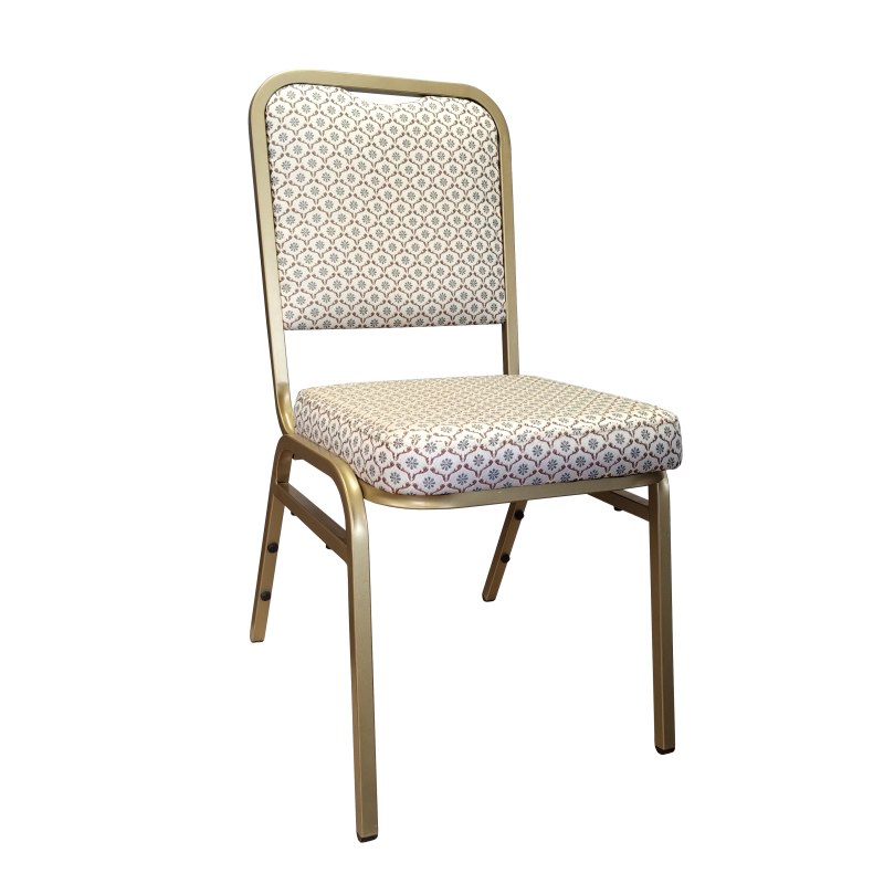 Krzesło Marco tkanina Berit bankietowe konferencyjne stelaż metalowy