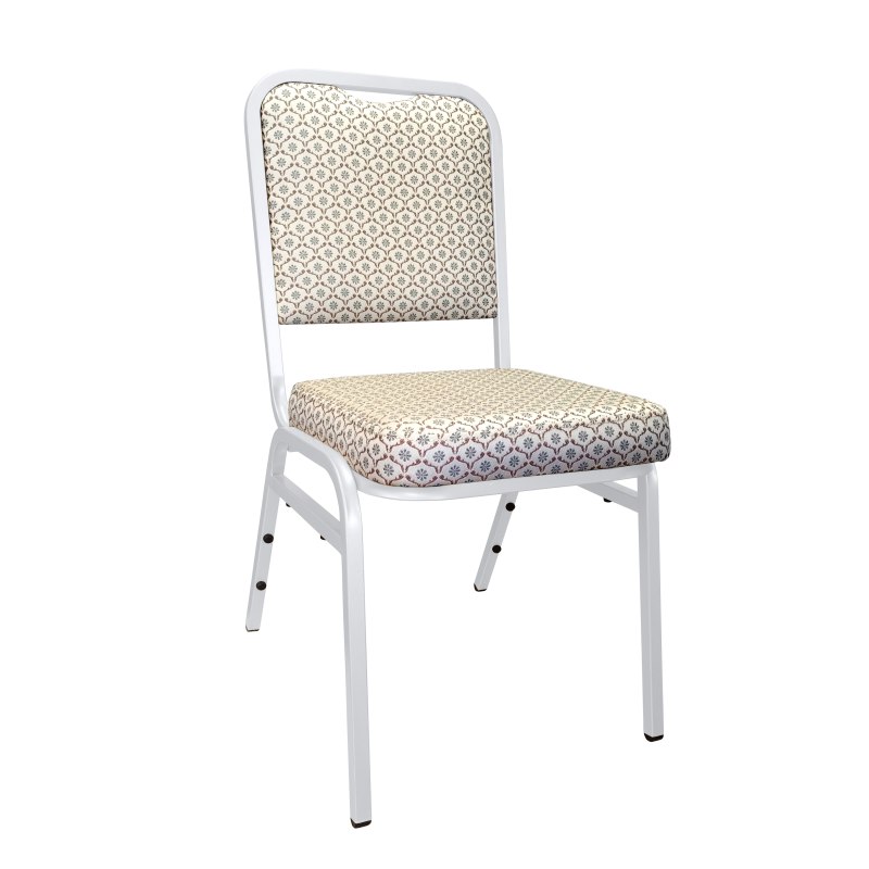 Krzesło Marco tkanina Berit bankietowe konferencyjne stelaż metalowy