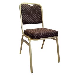 Krzesło Marco tkanina Sparta bankietowe konferencyjne stelaż metalowy