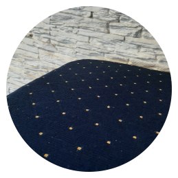 Krzesło Marco tkanina Dot stelaż metalowy