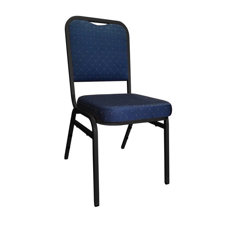 Krzesło Marco tkanina Dot stelaż metalowy