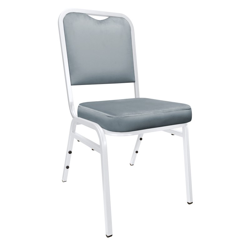 Krzesło Marco tkanina Welur bankietowe konferencyjne stelaż metalowy