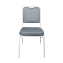 Krzesło Marco tkanina Welur bankietowe konferencyjne stelaż metalowy