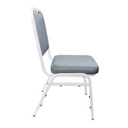 Krzesło Marco tkanina Welur bankietowe konferencyjne stelaż metalowy