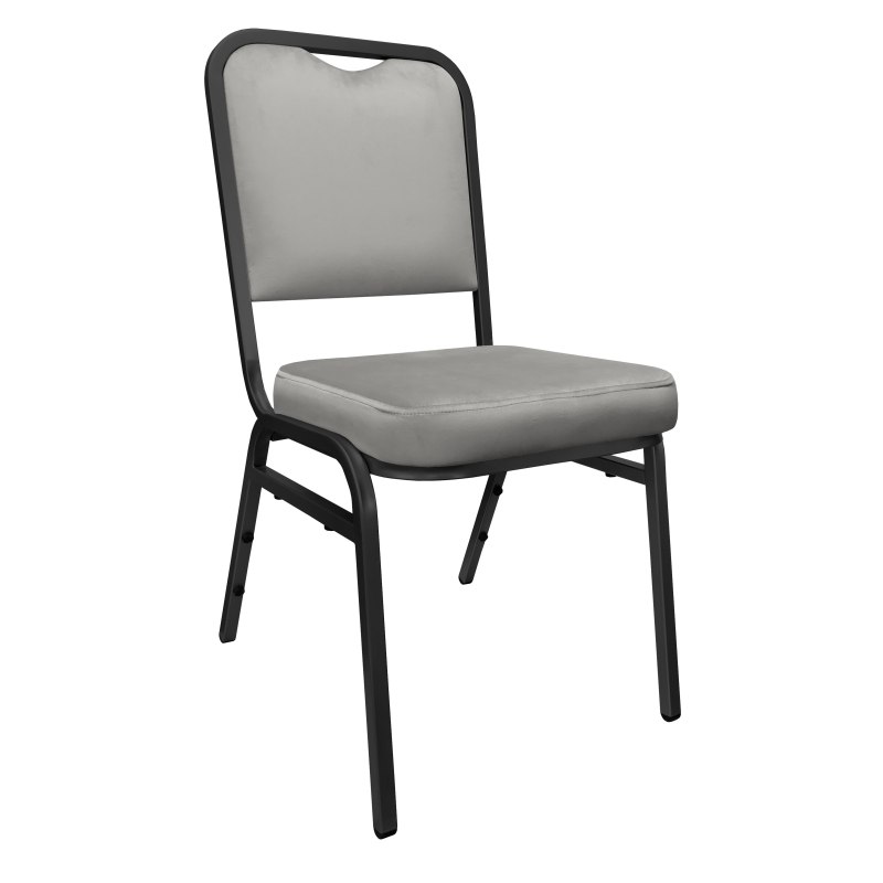 Krzesło Marco tkanina Welur bankietowe konferencyjne stelaż metalowy