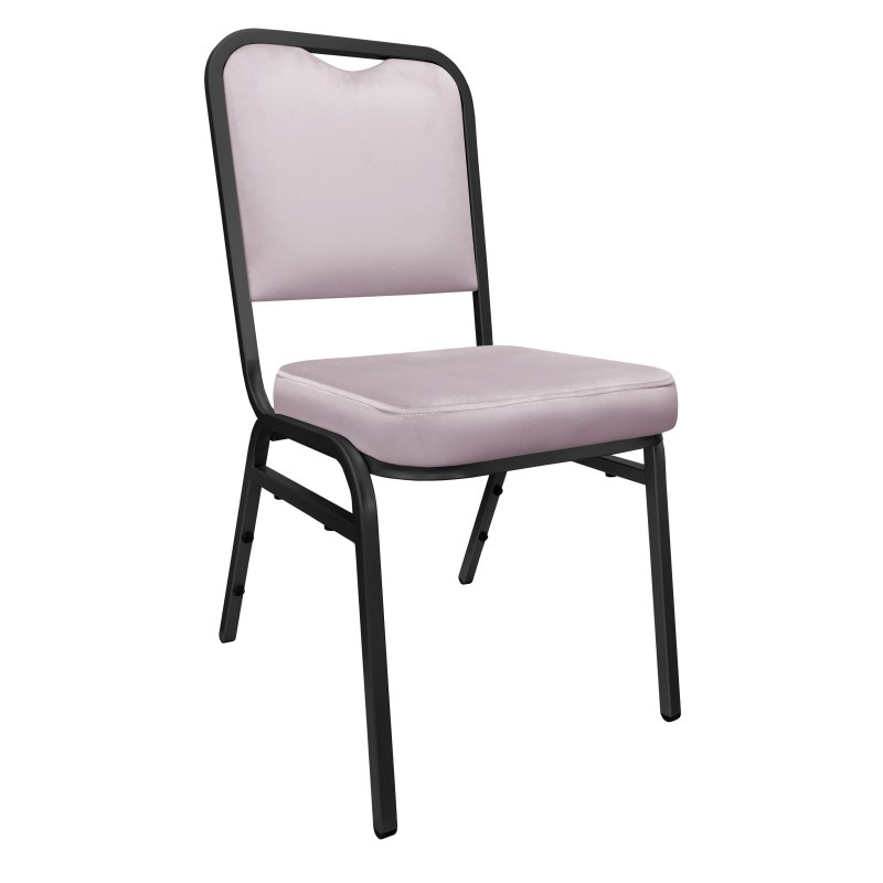 Krzesło Marco tkanina Welur bankietowe konferencyjne stelaż metalowy