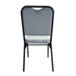 Krzesło Marco tkanina Welur bankietowe konferencyjne stelaż metalowy