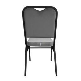 Krzesło Marco tkanina Welur bankietowe konferencyjne stelaż metalowy