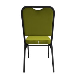Krzesło Marco tkanina Welur bankietowe konferencyjne stelaż metalowy