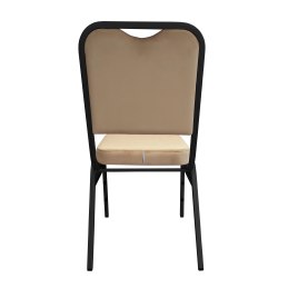 Krzesło Marco tkanina Welur bankietowe konferencyjne stelaż metalowy