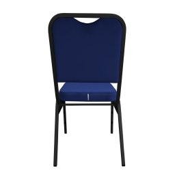 Krzesło Marco tkanina Welur bankietowe konferencyjne stelaż metalowy